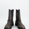 Bota biker marrón efecto envejecido - Cybellow