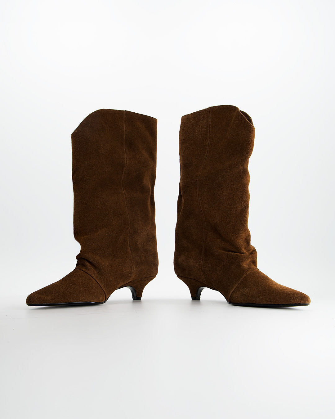Botas altas de ante marrón - Tibon
