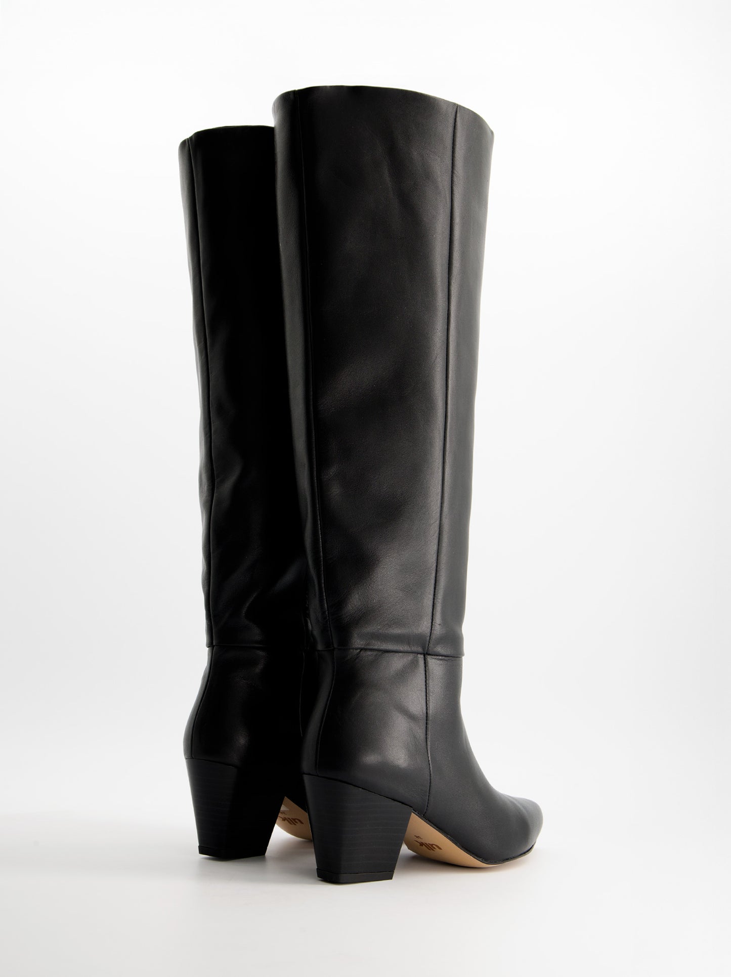 Botas altas de piel con tacón - Brera