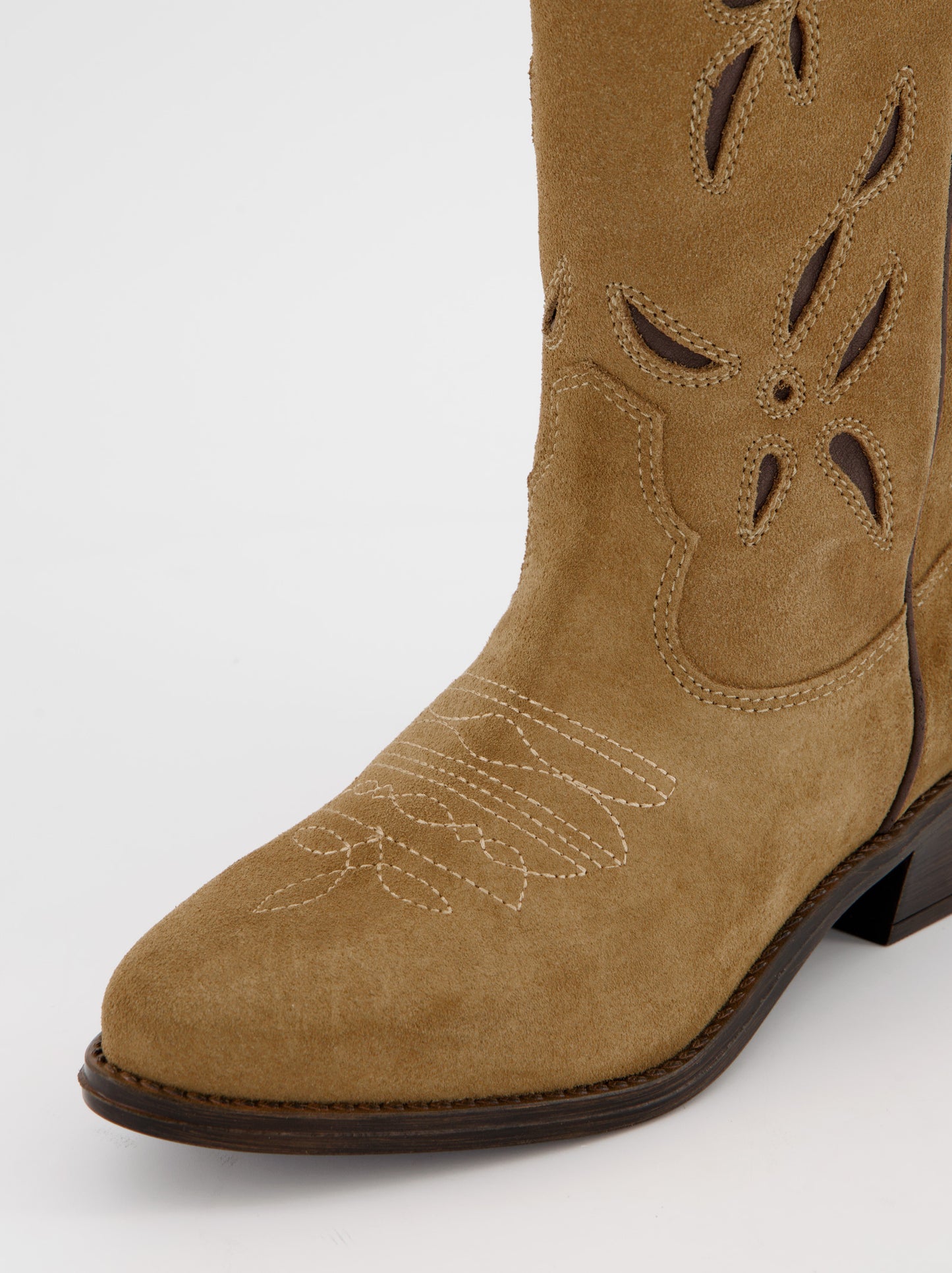 Botas de piel con tacón bajo - Ulanka