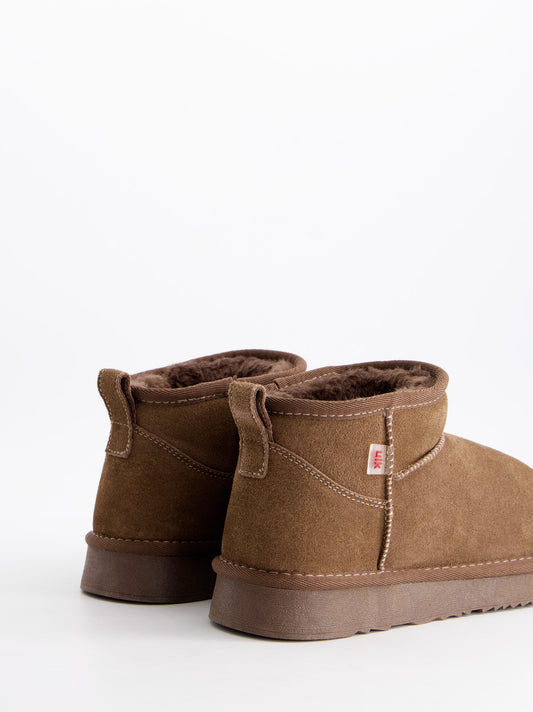 Suede ankle boots with inner lining - Yoko
