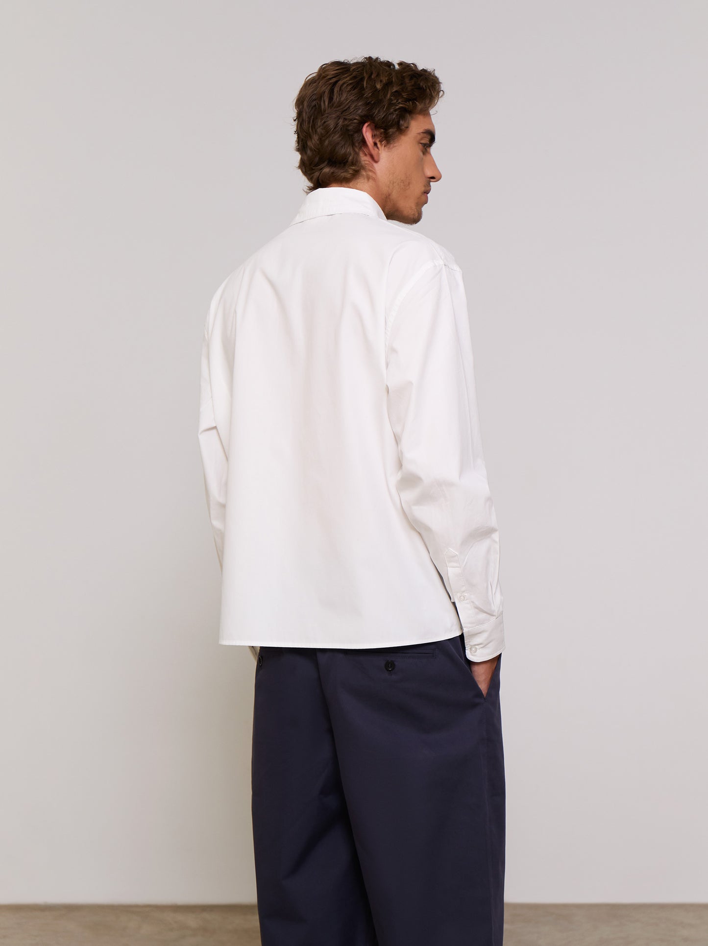 Regular fit white shirt - ULK James