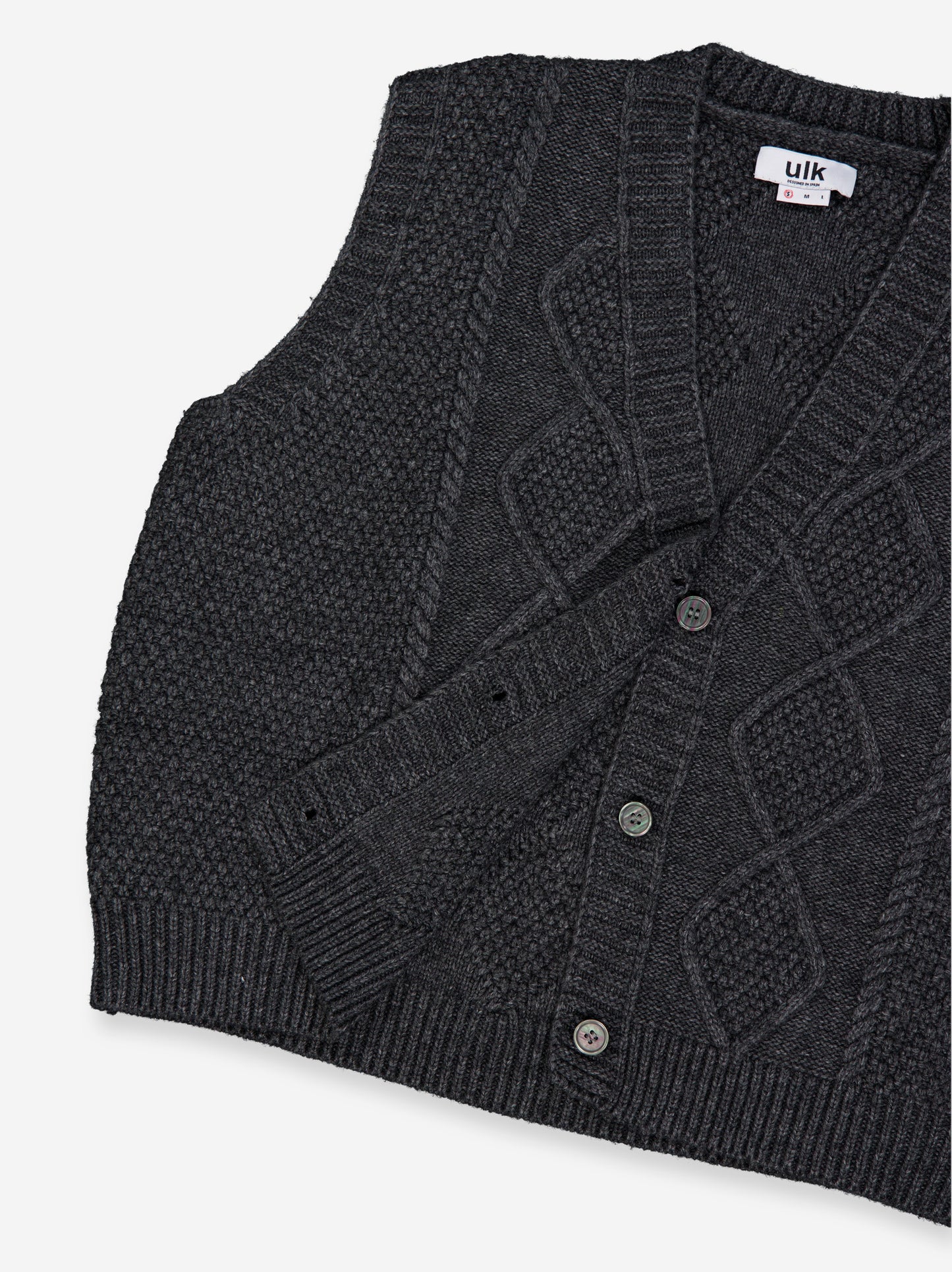 Chaleco de punto trenzado - Brooke