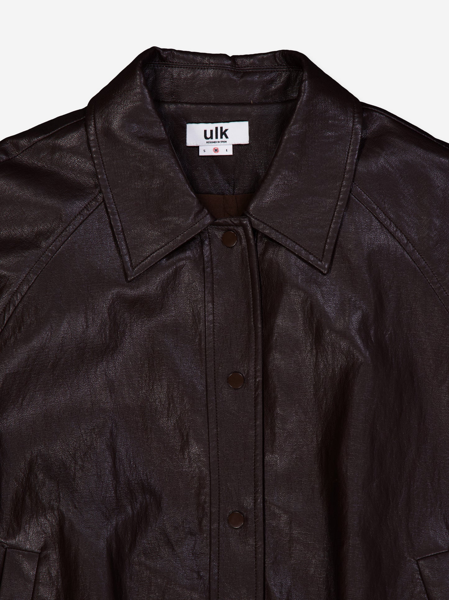 Faux leather bomber jacket - ULK Cleo