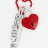 Charm candado con forma de corazón - Cherry