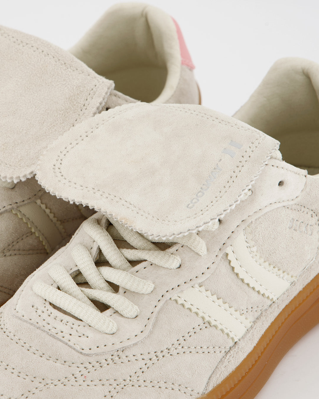 Coolway Becks X - Beige leather sneakers