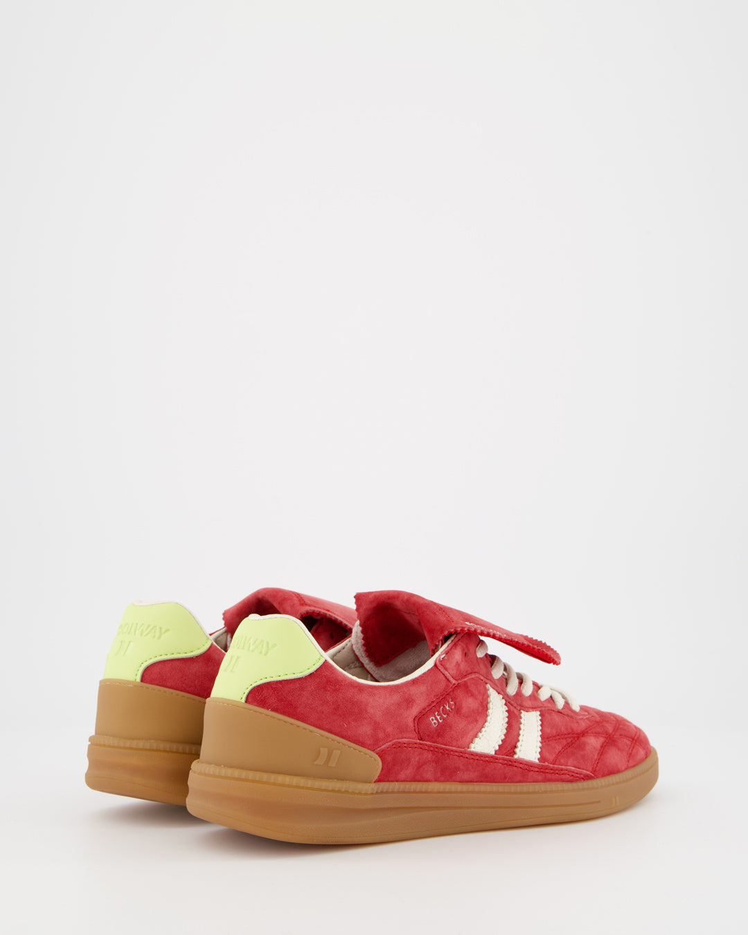 Coolway Becks X - Zapatillas de piel rojas