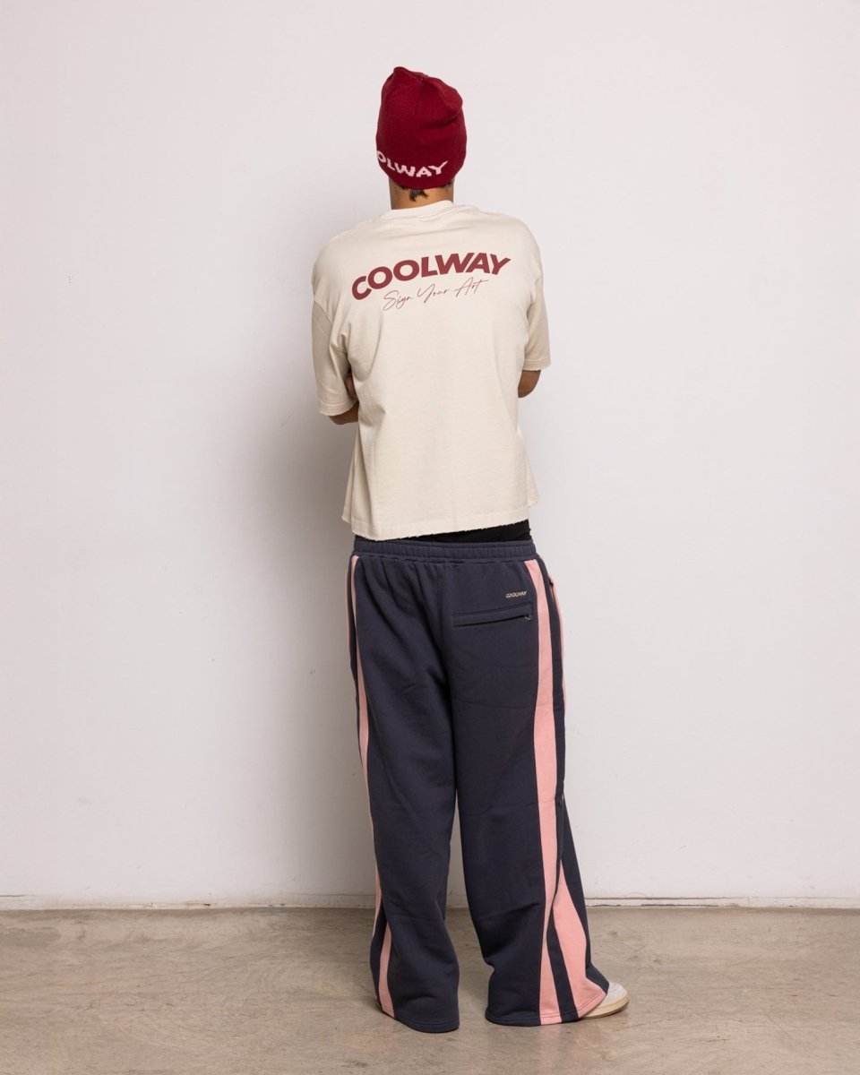 Coolway Float Navy Sweatpants - Relaxed fit sweatpants