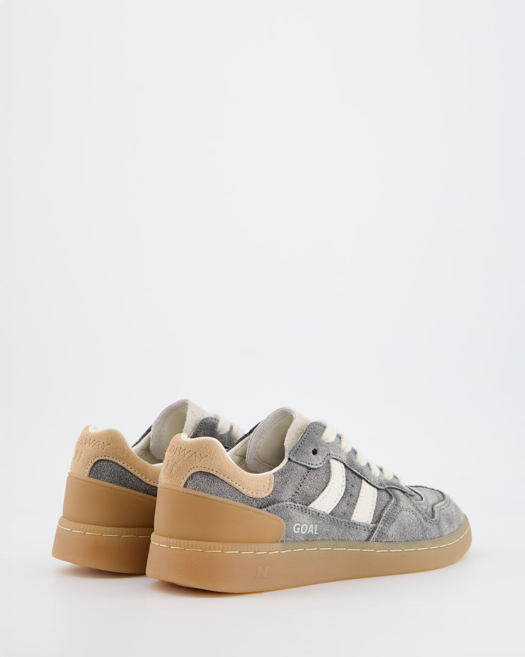 Coolway Goal Stone Grey - Suede sneakers
