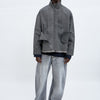 Jeans wide leg gris - Camo