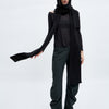 Black Pinstripe Trousers - Virginia