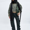 Chaqueta Bomber Efecto Lavado Caqui - Frenzy