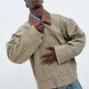 Sobrecamisa utilitaria corte boxy Camel