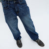 Jeans straight fit efecto lavado Thik