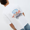White short sleeve t-shirt with print - Hame