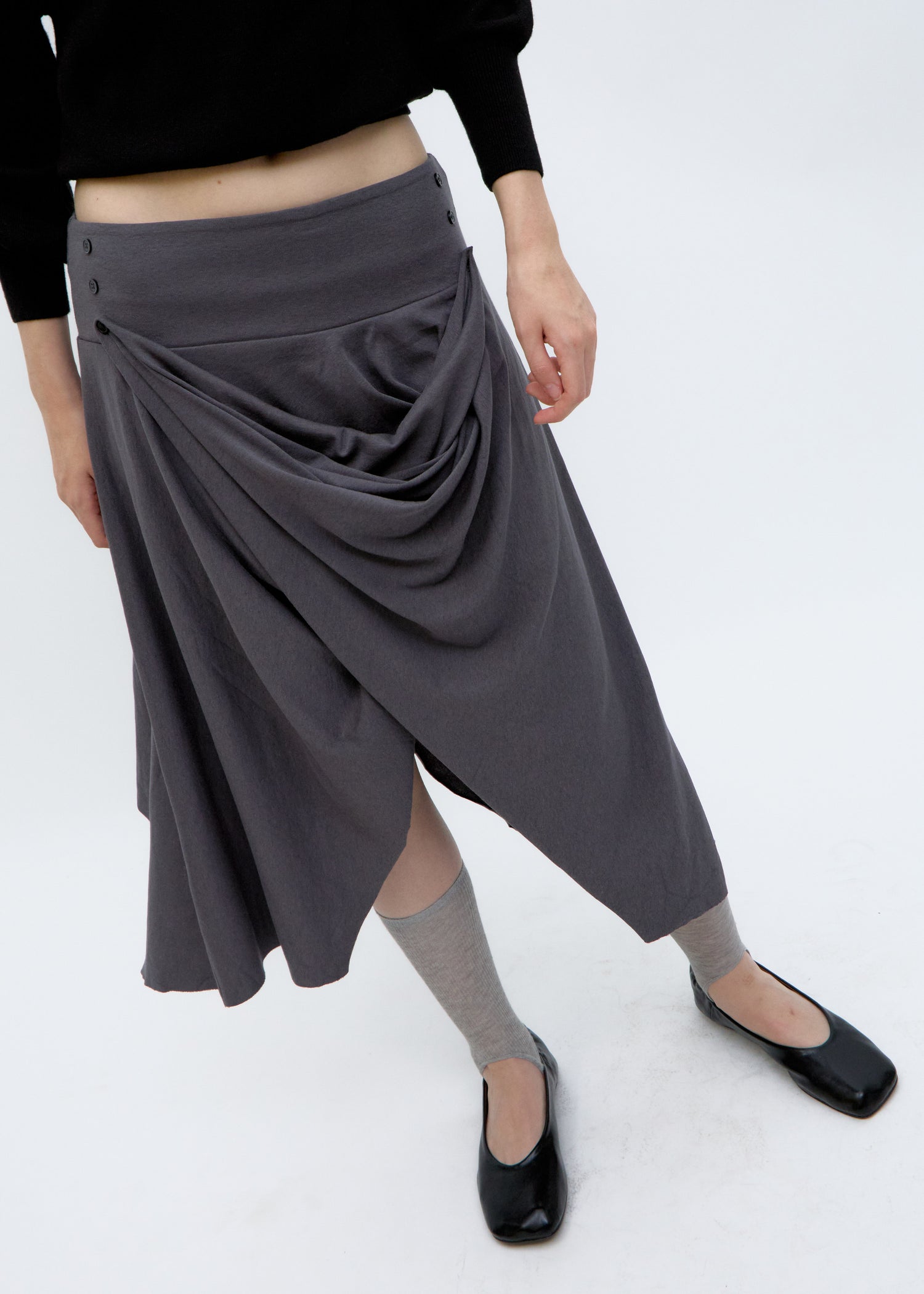 Falda Midi Asimétrica - Serena
