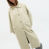 Beige Lightweight Trench Coat - Orsa