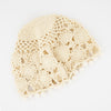 Gorro boho de crochet beige - Boho