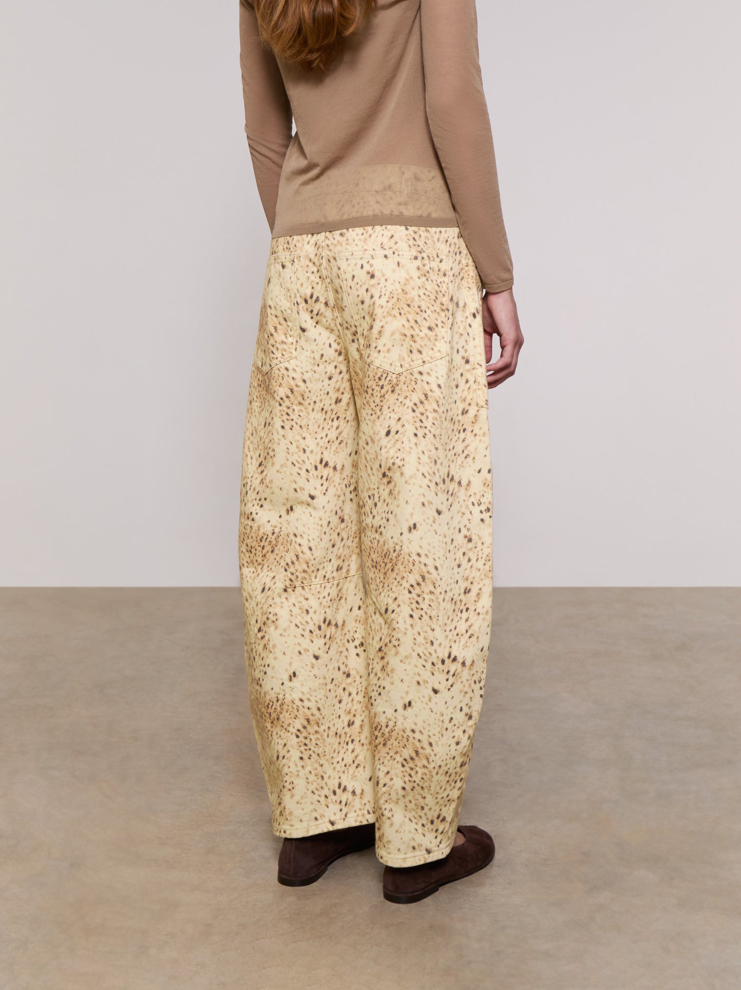 Jeans balloon animal print - ULK Nahla