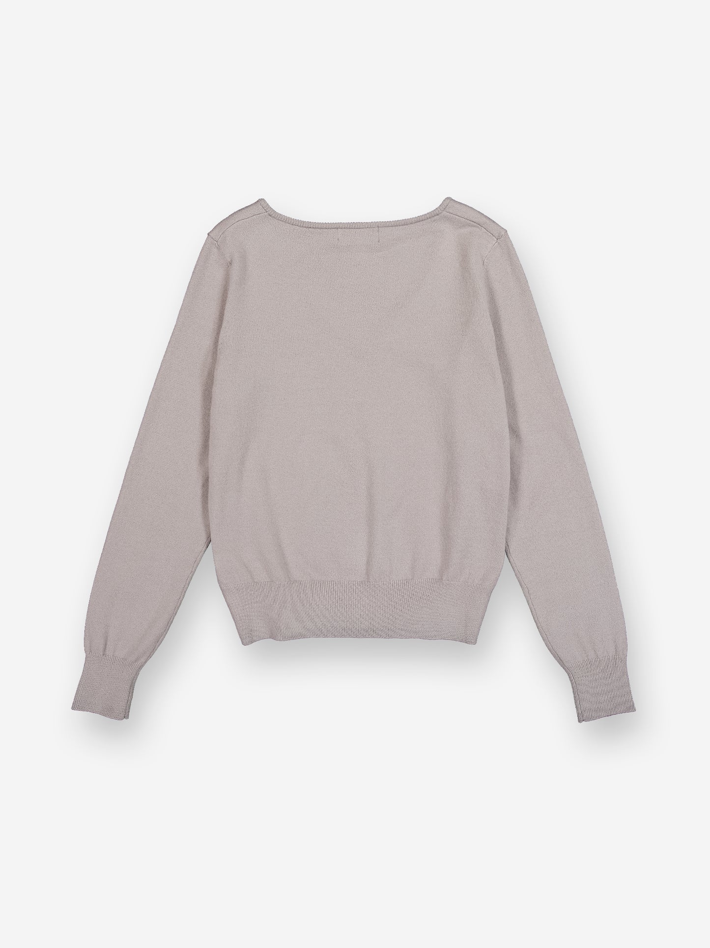 Jersey de punto con cuello en V - Fae