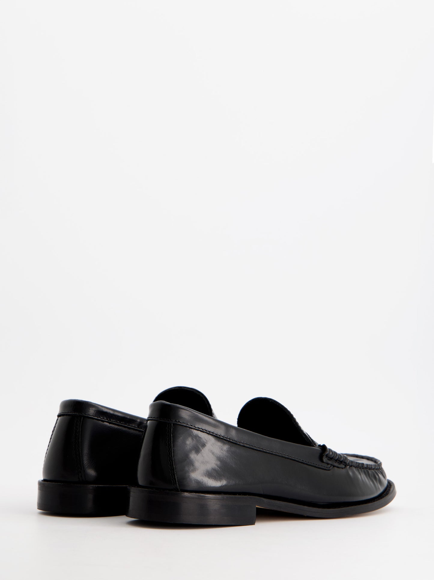 Black leather loafers - ULK Bubby