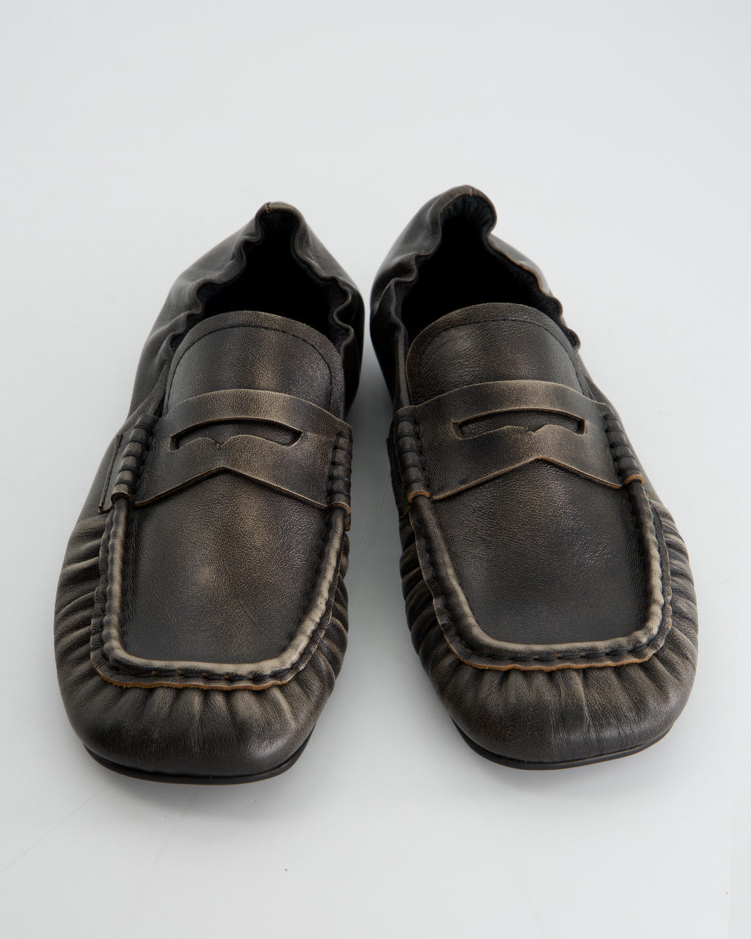 Mocasines marrón efecto envejecido - Momo