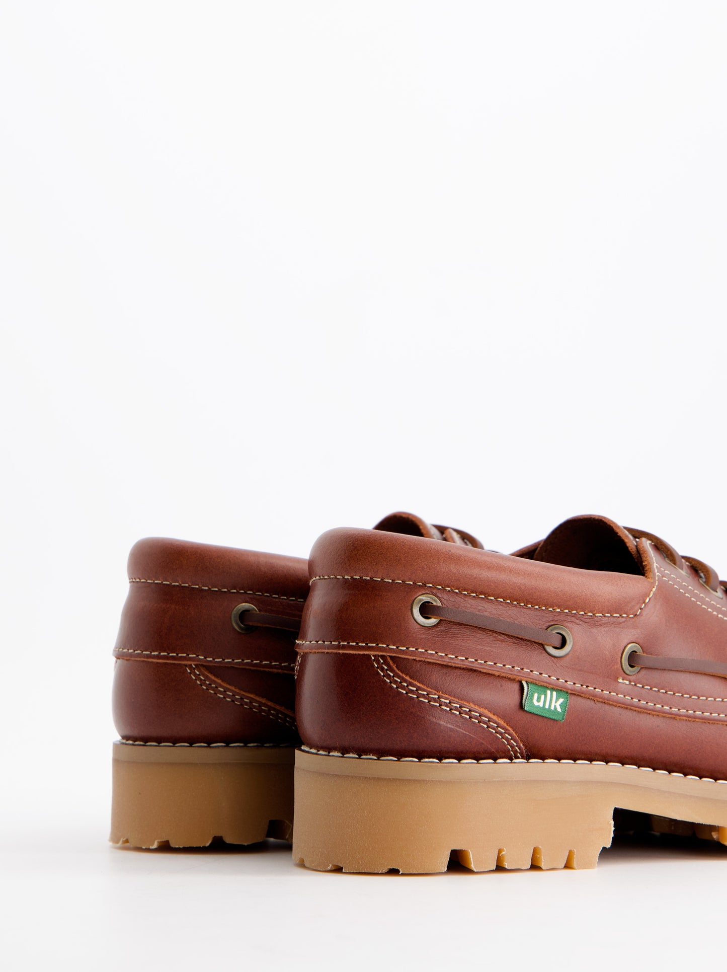 Leather boat shoes - Veleta