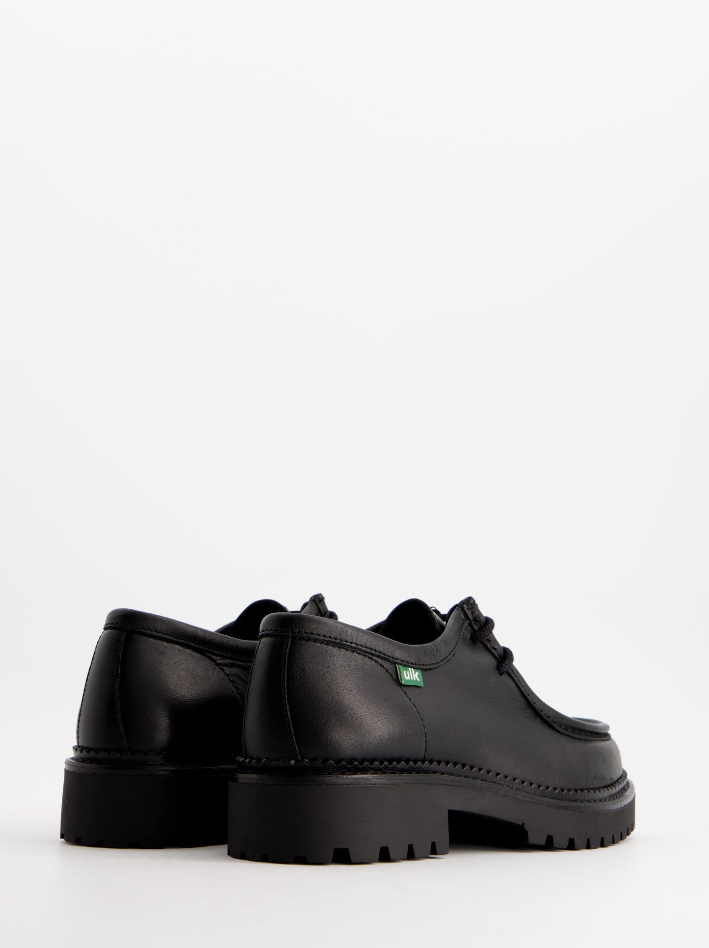 Mocasines negros de piel para hombre - Molly