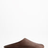Mules tabi en piel marrón - Casablanca