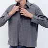 Gray Plaid Shirt - Phantom