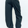 Pantalón de Pinzas Negro con Raya Diplomática - Virginia