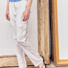 Pantalón Cargo Recto Blanco - Crack