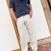 Pantalón denim crudo recto con costuras vistas Lagoon