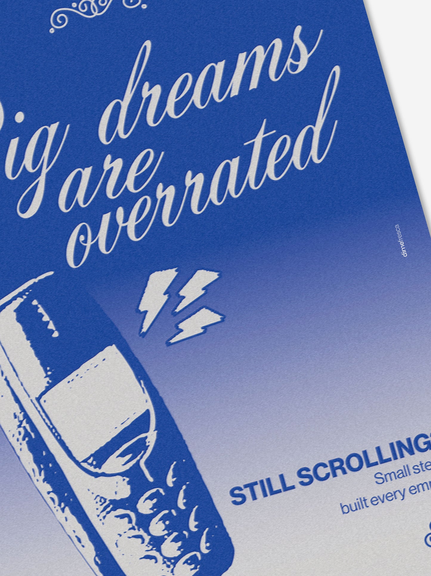 Phone Poster - Dime Fresca x ULK Workshop