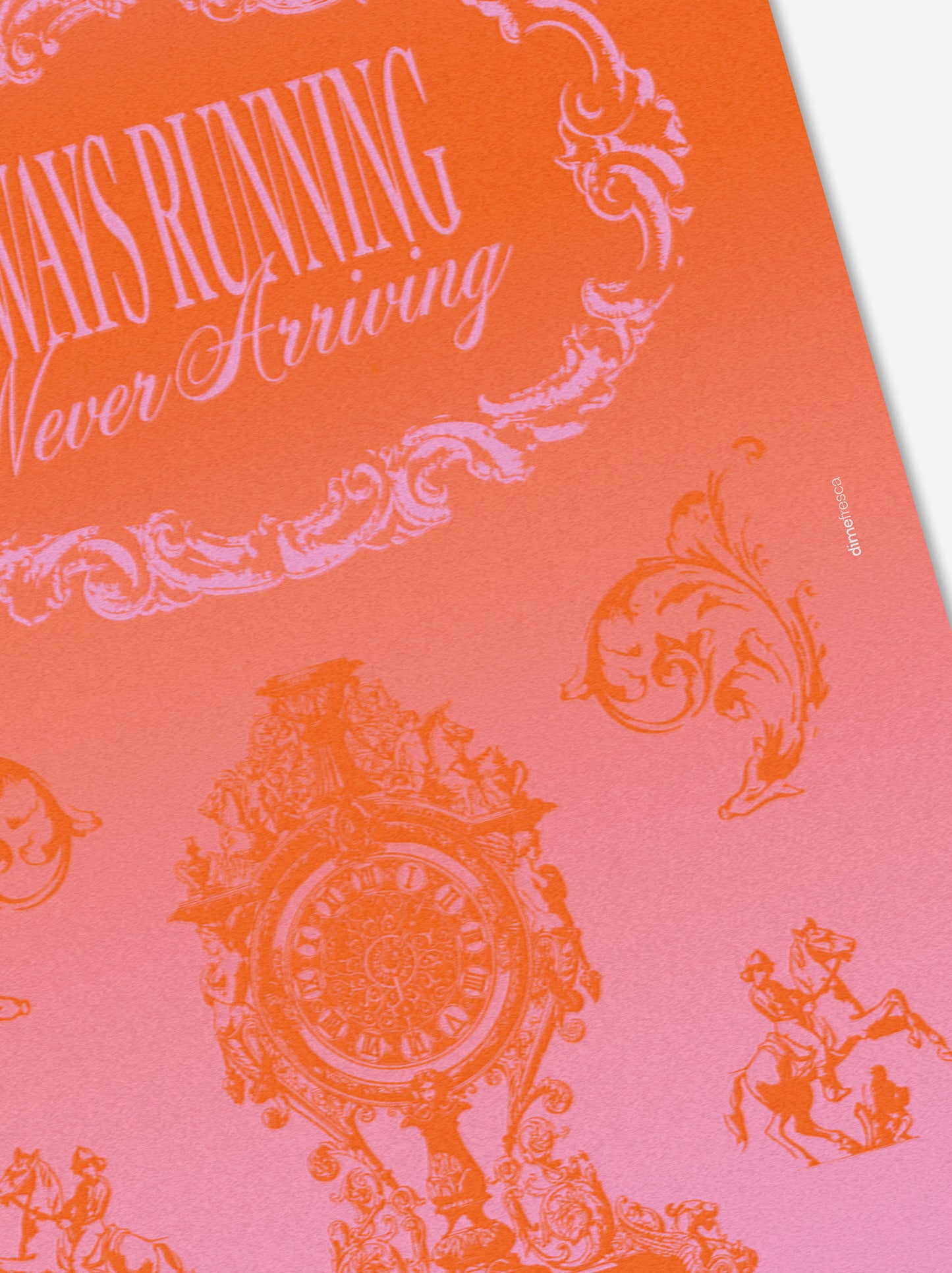 Running Poster - Dime Fresca x ULK Workshop