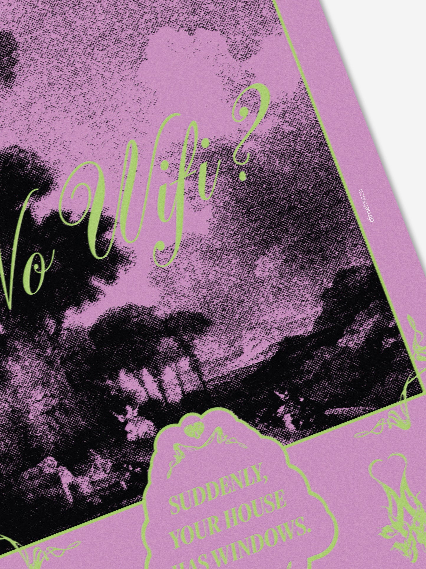 WiFi Poster - Tell Me Fresh x ULK Workshop