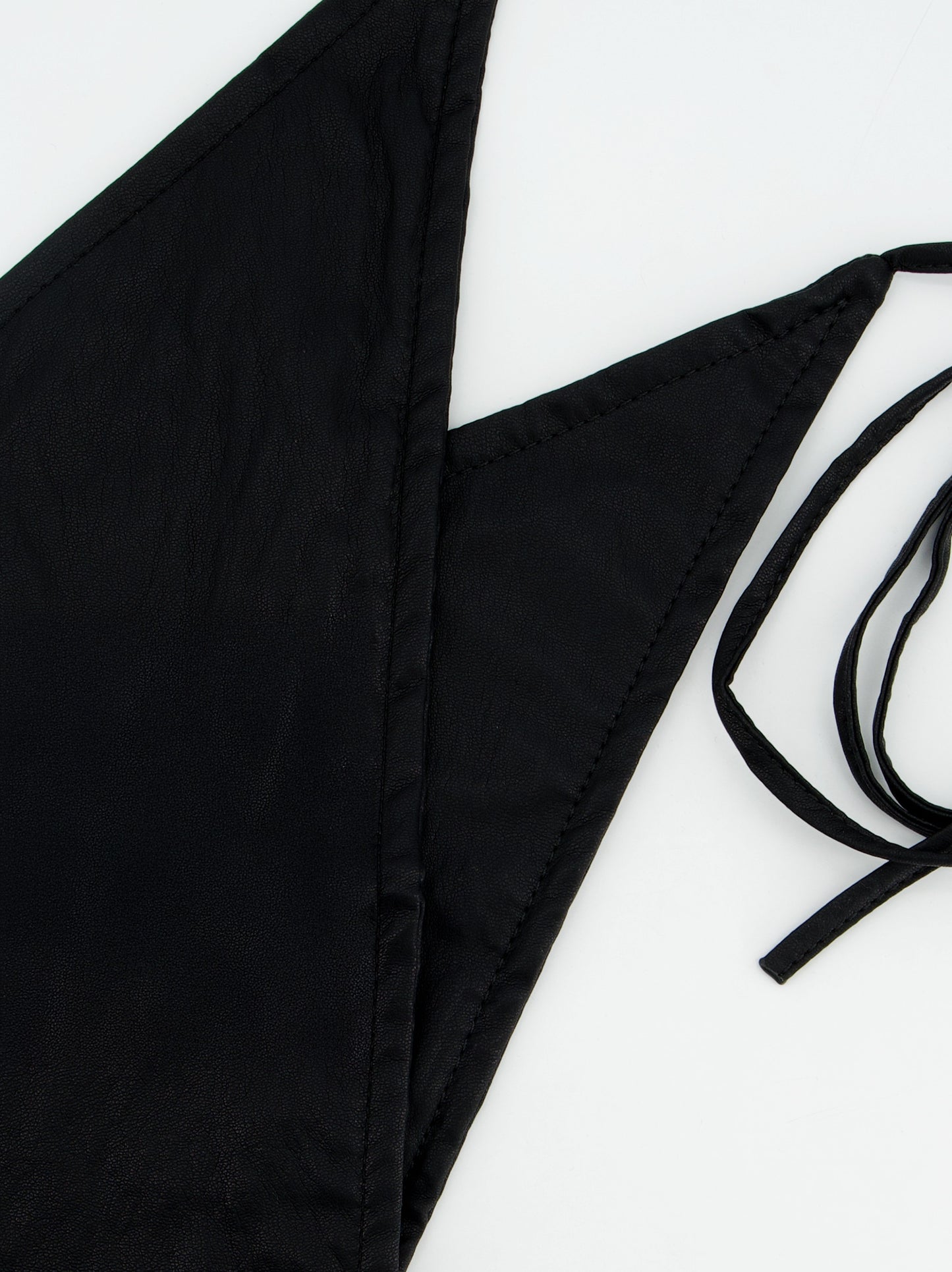 Pañuelo Multiposición Ajustable Efecto Piel Negro - Root