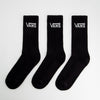 Pack de tres calcetines altos negros - Vans Classic Crew