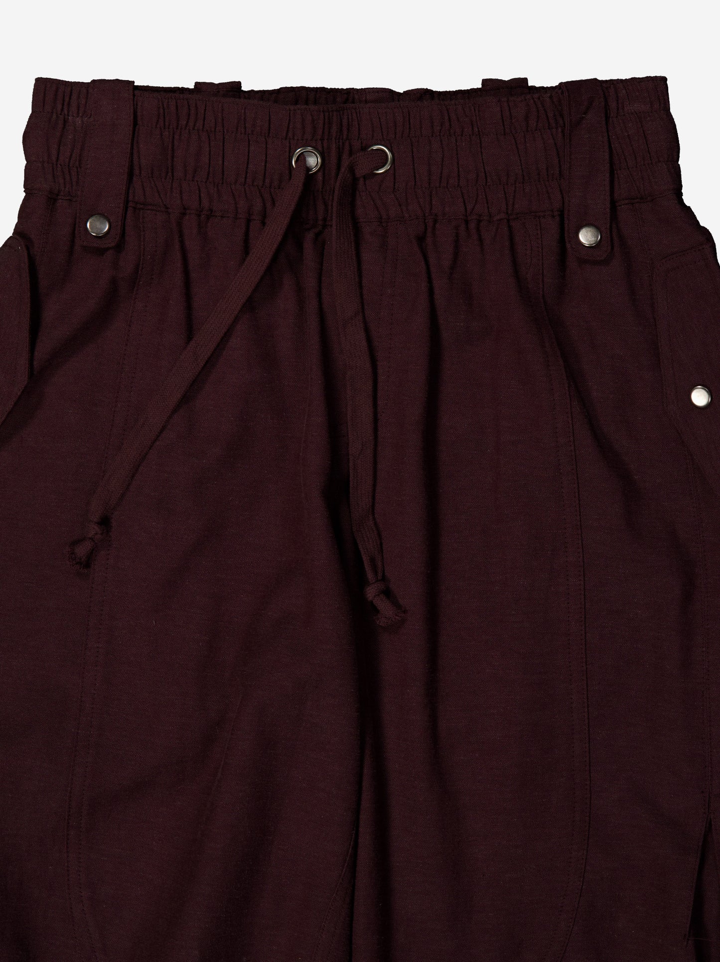 Pantalón Cargo De Lino Marrón - Nuca