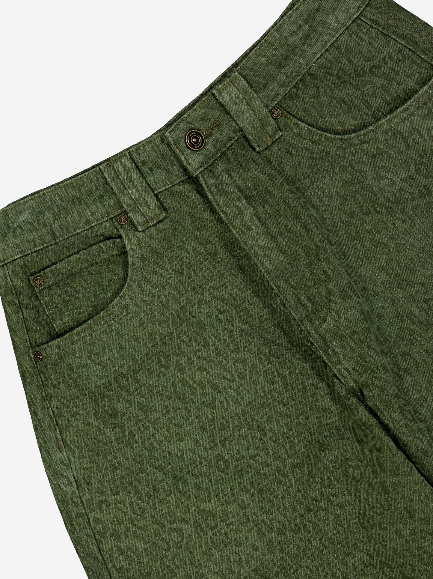 Animal print baggy jeans - ULK Kira