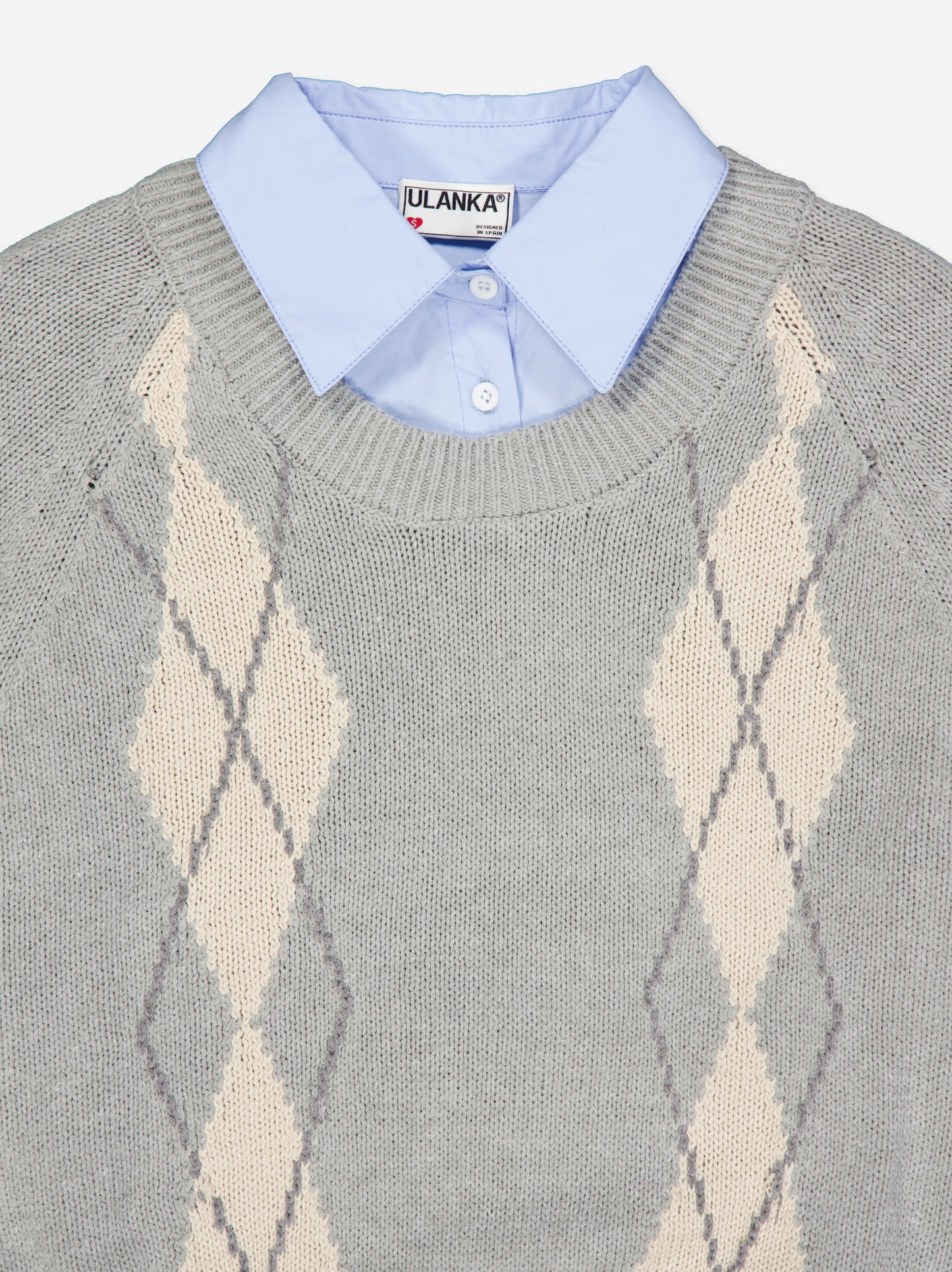 Jersey punto con camisa - ULK Vera