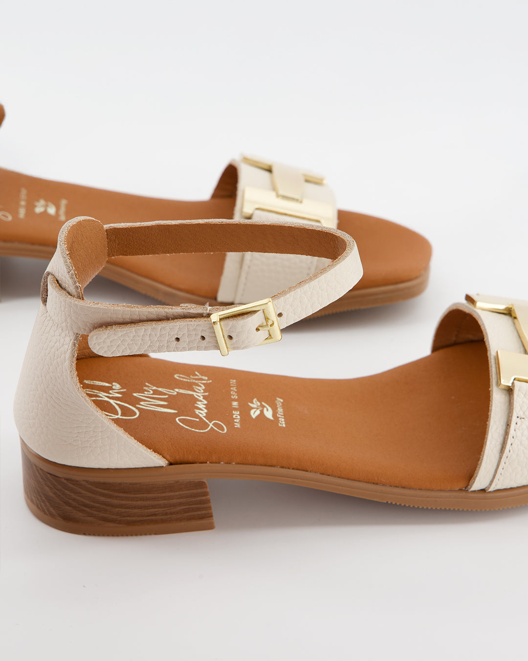 Sandalia Plana Beige - Doya