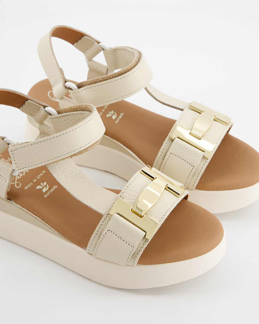 Sandalia de Plataforma Beige - Dump