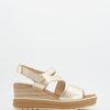 Sandalias Doradas con Plataforma - In
