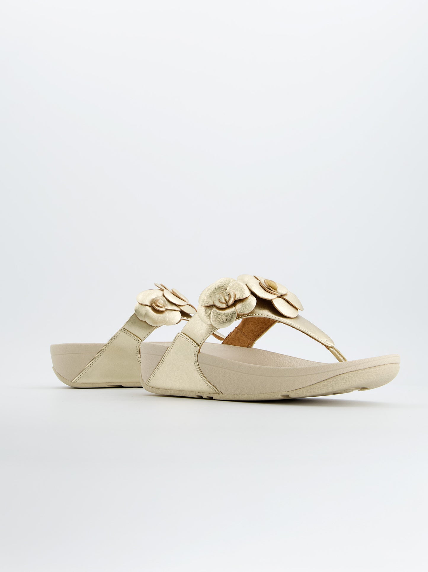 Sandalias Fitflop Lulu De Plataforma Beige