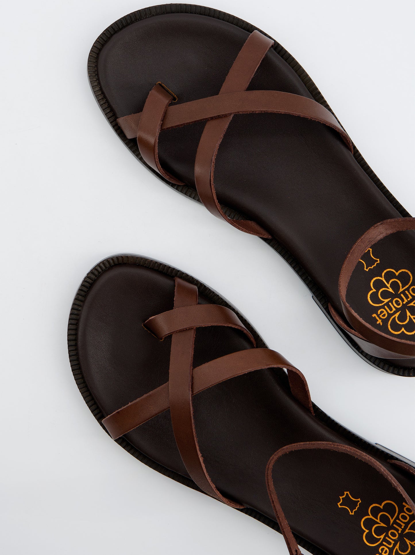 Sandalias Plana Marrón - Porronet