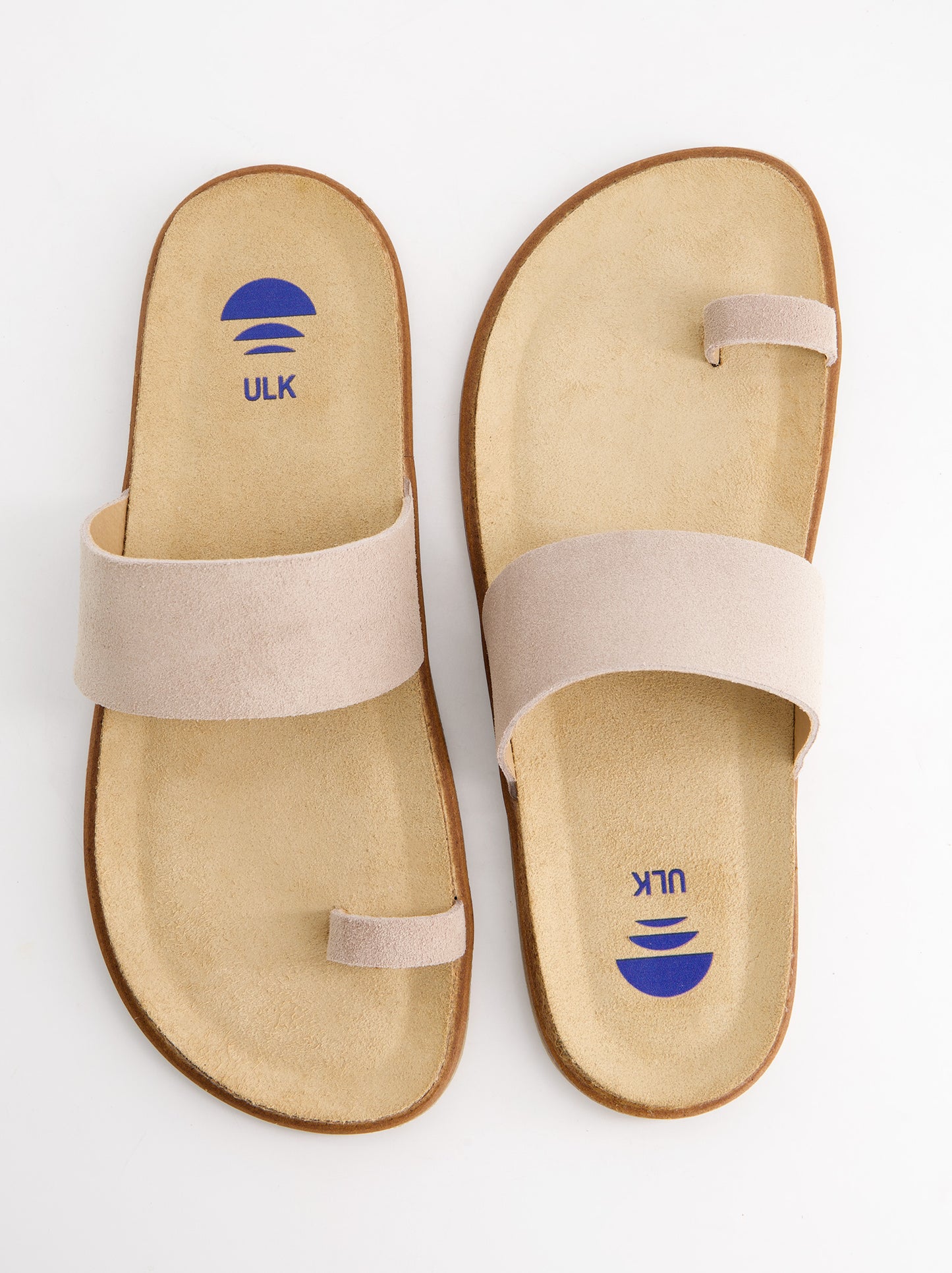 Sandalias Planas De Serraje Beige - Katao