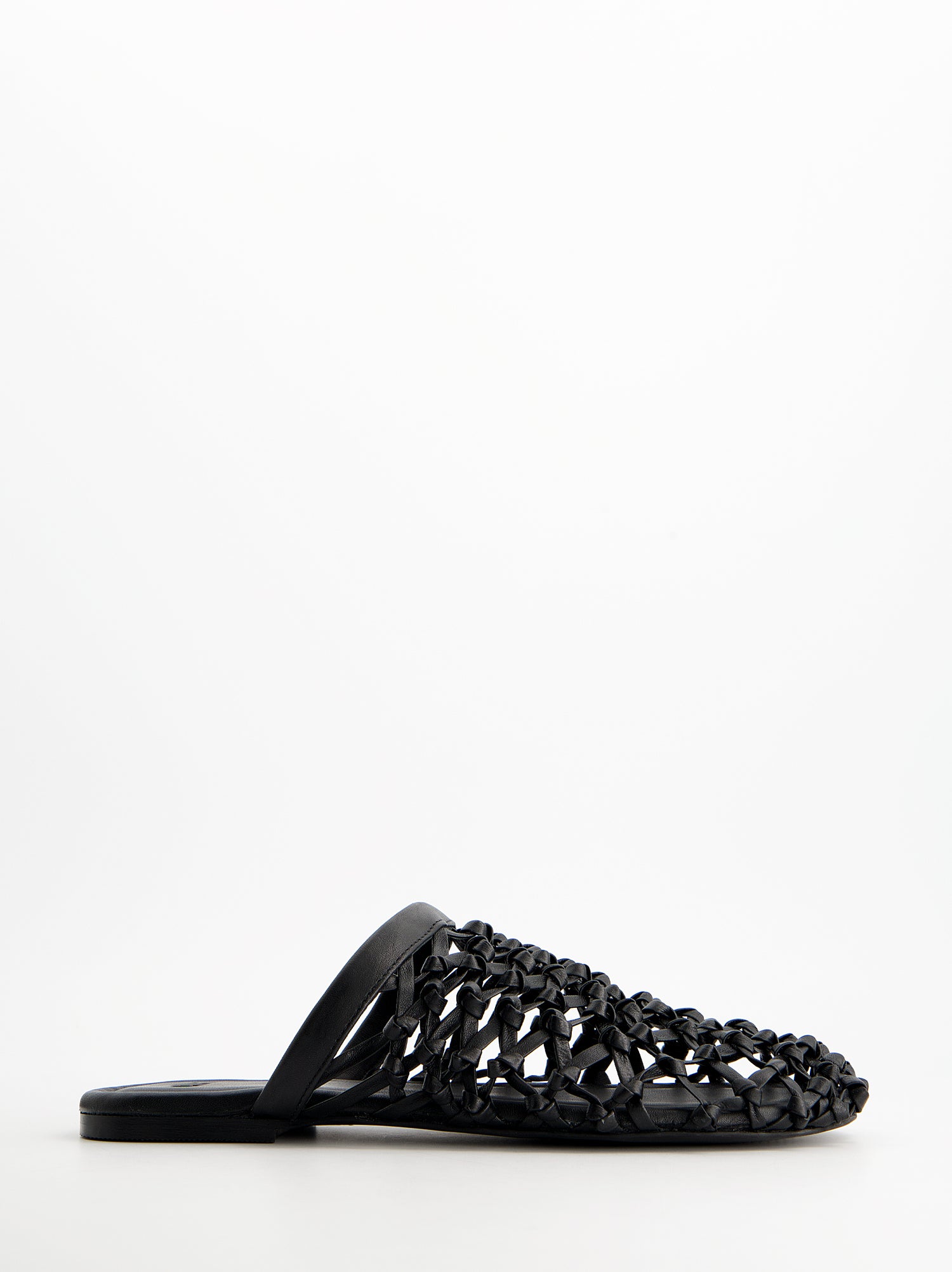 Sandalias mule piel trenzada - Siena