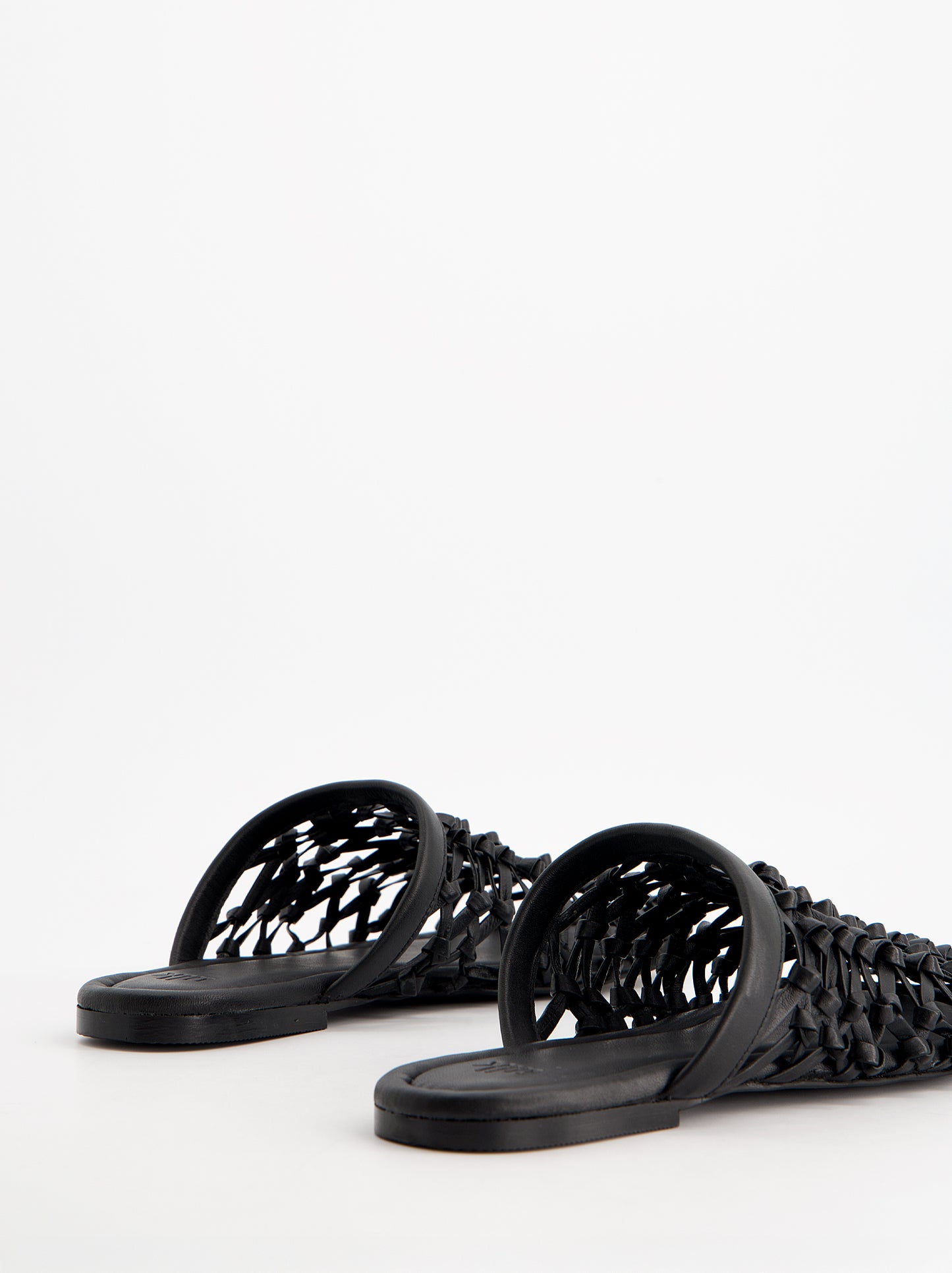 Sandalias mule piel trenzada - Siena