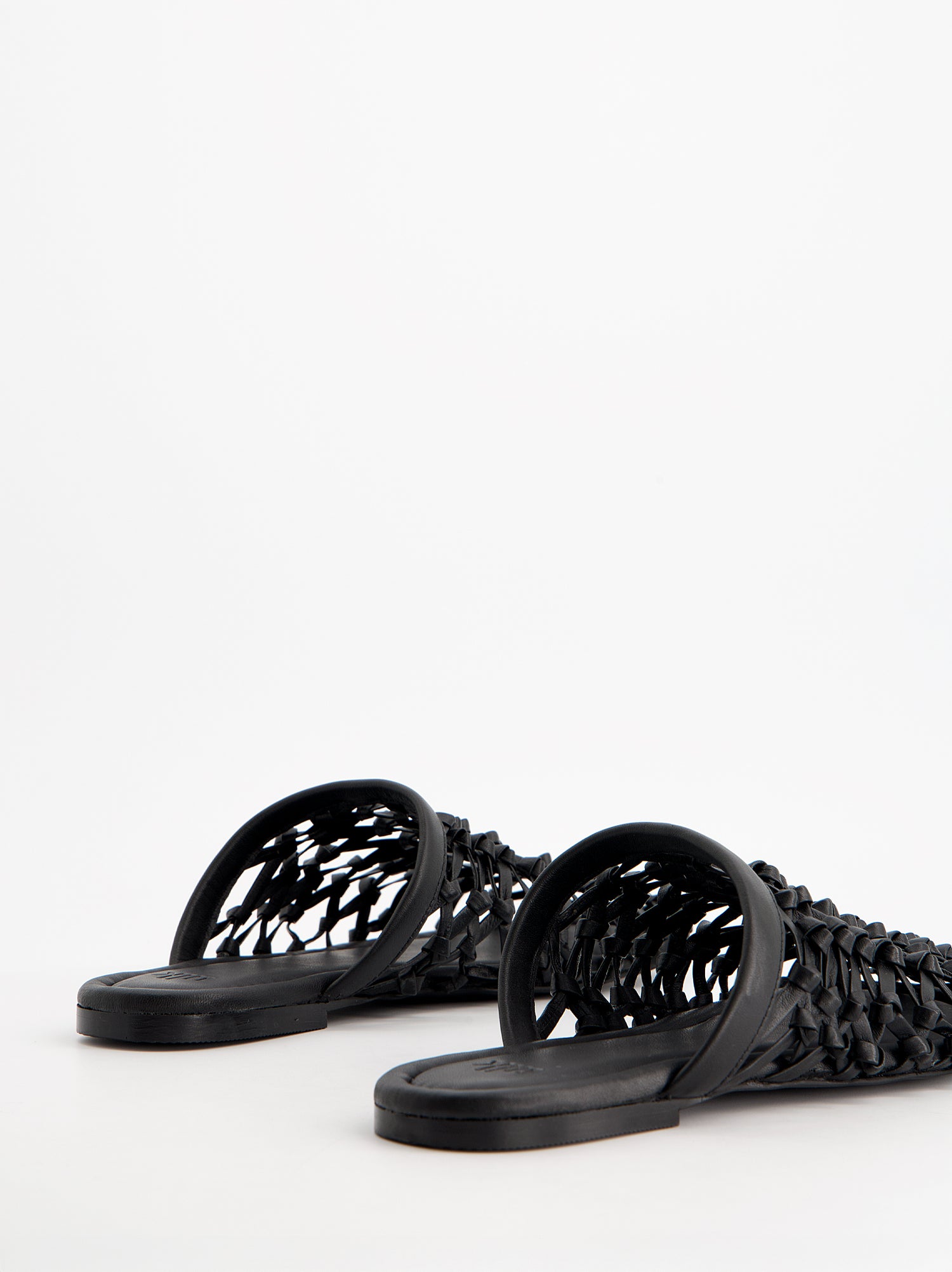 Sandalias mule piel trenzada - Siena